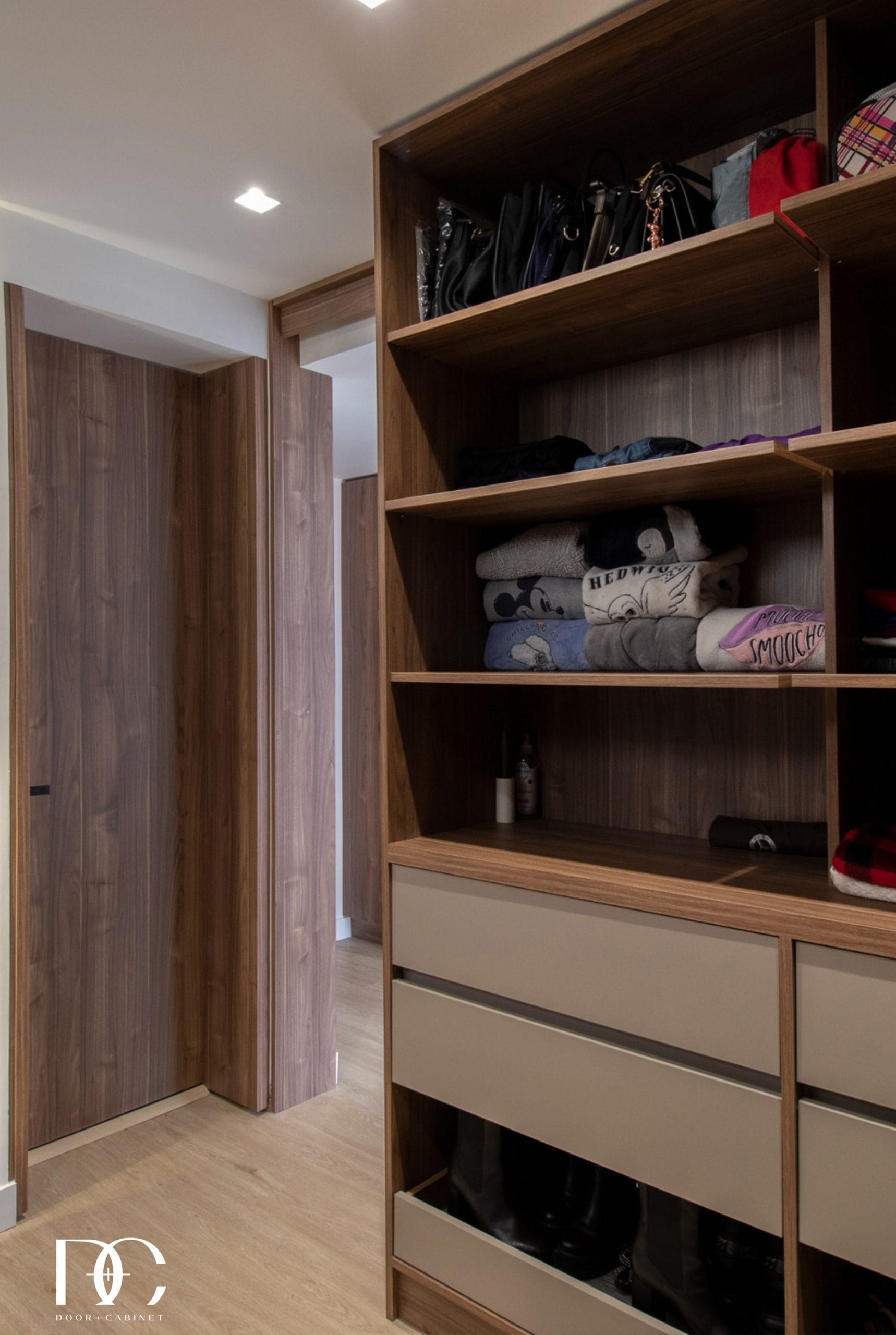 Custom closet millwork by Door + Cabinet, Lafayette LA